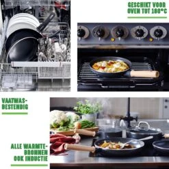 GreenChef Vintage Wokpan 28cm/3.7L - Zwart - Inductie - PFAS-vrij -Keuken Pot 1200x1200 1392