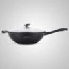 Royalty Line Marble Coating Wokpan - Met Glazen Deksel - Zwart - 32 Cm -Keuken Pot 1200x1200 1407