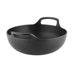 Le Creuset Wokpan / Balti Dish - Mat Zwart - ø 24 Cm / 2.7 Liter - Geëmailleerde Anti-aanbaklaag -Keuken Pot 1200x1200 1418