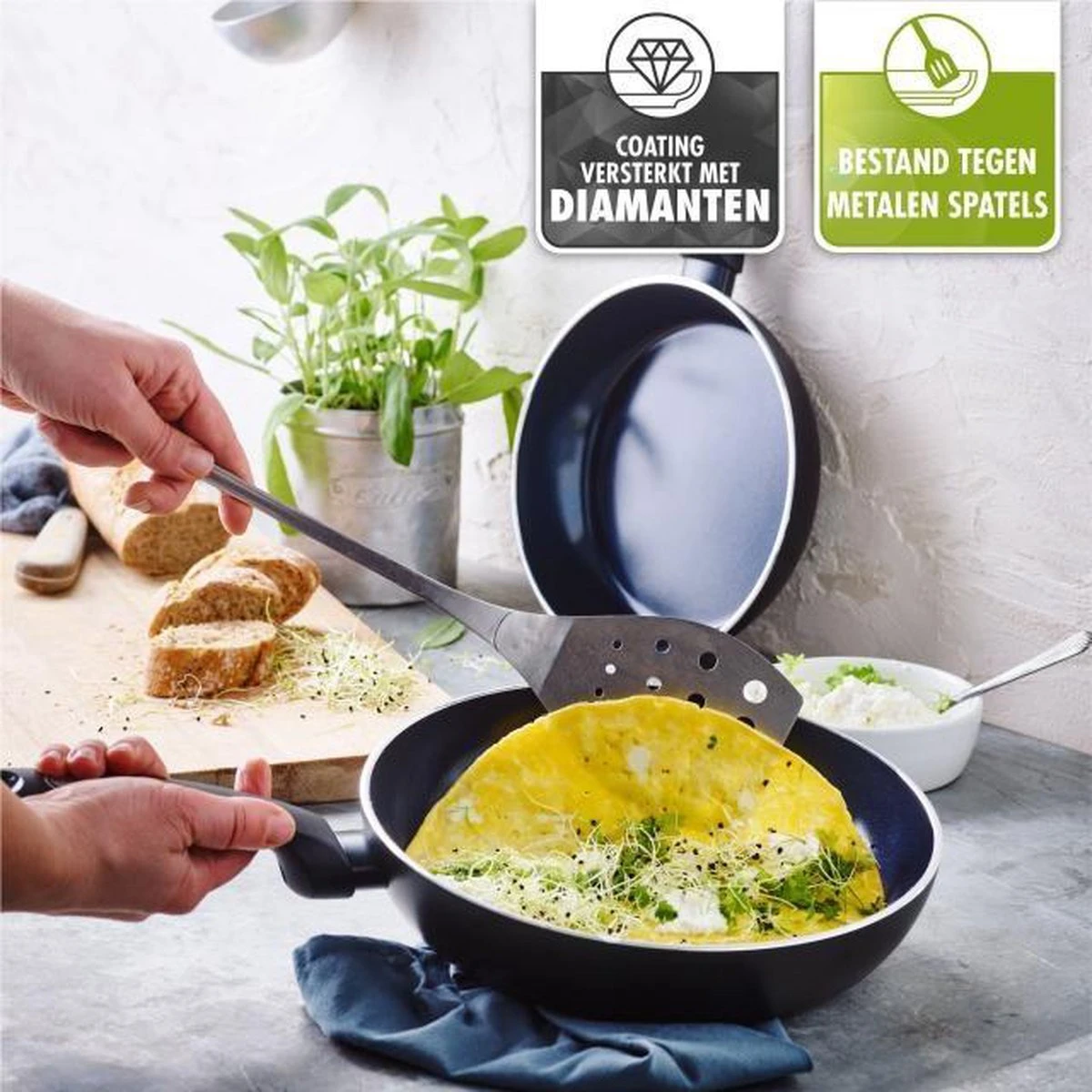 Greenpan Torino Keramische Wokpan - 28 cm Greenpan Torino Keramische Wokpan - 28 Cm -Keuken Pot 1200x1200 1450