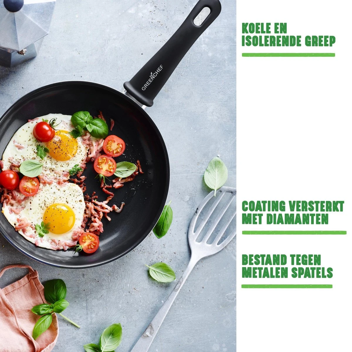 GreenChef Soft Grip Pannenset - 10-Delig - Keramisch - Inductie GreenChef Soft Grip Pannenset - 10-Delig - Keramisch - Inductie -Keuken Pot 1200x1200 1488