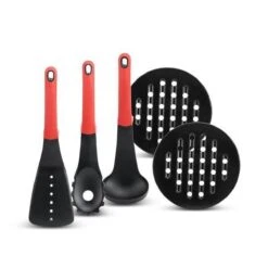 Edënbërg Red Line -15-delige Luxe Pannenset Van Gesmeed Aluminium - Rood/Metallic -Keuken Pot 1200x1200 1518