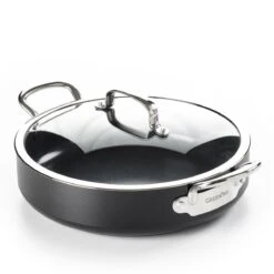 GreenPan Barcelona Infinity Pro Hapjespan Met Deksel 30cm - Zwart - Inductie - PFAS-vrij -Keuken Pot 1200x1200 1572