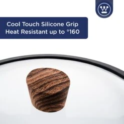 Westinghouse Hapjespan Inductie - Ø 28 Cm - Zwart Marmer Wood - Speciale Editie - Met Deksel - Geschikt Voor Alle Warmtebronnen 8 Westinghouse Hapjespan Inductie - Ø 28 Cm - Zwart Marmer Wood - Speciale Editie - Met Deksel - Geschikt Voor Alle Warmtebronnen -Keuken Pot 1200x1200 1593