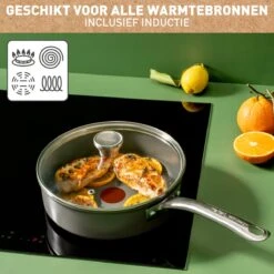 Tefal Renew+ Keramische Hapjespan - Ø 24 Cm - Met Deksel 9 Tefal Renew+ Keramische Hapjespan - Ø 24 Cm - Met Deksel -Keuken Pot 1200x1200 1599
