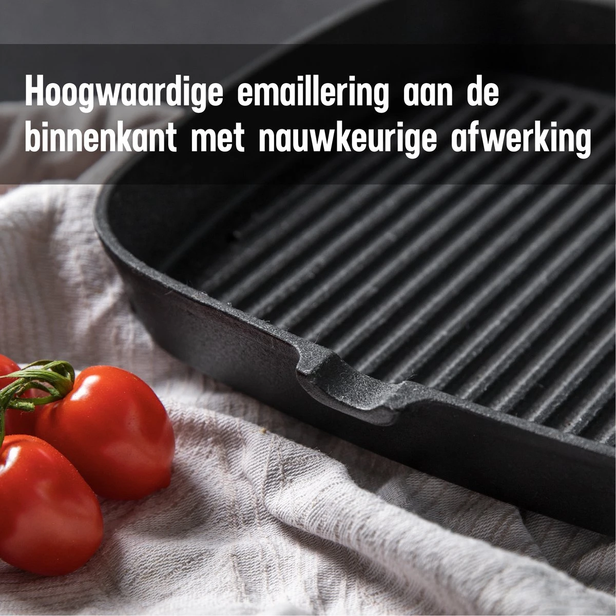 Daumonet Auguste Noir gietijzeren grillpan - Steakpan Zwart - PFAS & PFOA vrij - Vierkant met schenktuit - 23,5 cm - 2 liter - Emaille - Alle warmtebronnen - Elektrisch - Gas - Halogeen - Inductie - Keramisch Daumonet Auguste Noir Gietijzeren Grillpan - Steakpan Zwart - PFAS & PFOA Vrij - Vierkant Met Schenktuit - 23,5 Cm - 2 Liter - Emaille - Alle Warmtebronnen - Elektrisch - Gas - Halogeen - Inductie - Keramisch -Keuken Pot 1200x1200 1651