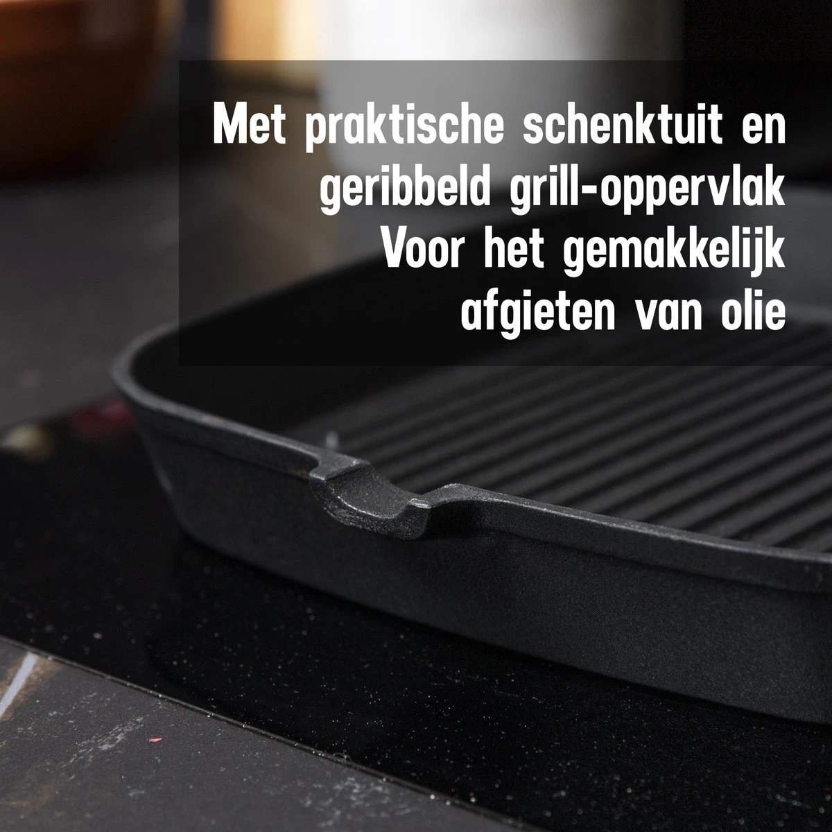 Daumonet Auguste Noir gietijzeren grillpan - Steakpan Zwart - PFAS & PFOA vrij - Vierkant met schenktuit - 23,5 cm - 2 liter - Emaille - Alle warmtebronnen - Elektrisch - Gas - Halogeen - Inductie - Keramisch Daumonet Auguste Noir Gietijzeren Grillpan - Steakpan Zwart - PFAS & PFOA Vrij - Vierkant Met Schenktuit - 23,5 Cm - 2 Liter - Emaille - Alle Warmtebronnen - Elektrisch - Gas - Halogeen - Inductie - Keramisch -Keuken Pot 1200x1200 1655