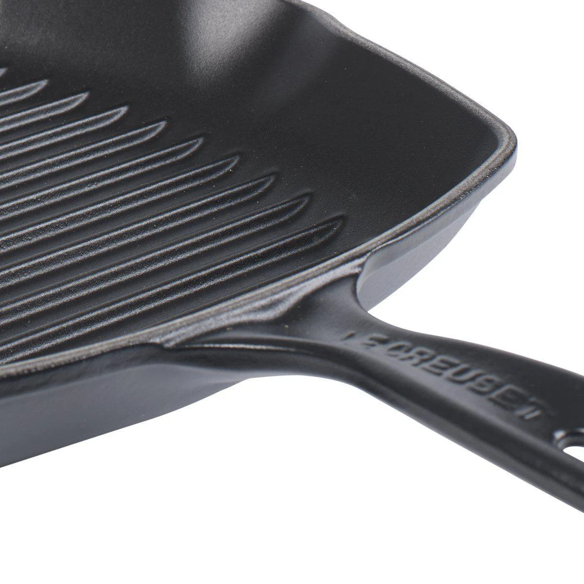 Le Creuset gietijzeren vierkante grillpan - 26cm - Mat Zwart Le Creuset Gietijzeren Vierkante Grillpan - 26cm - Mat Zwart -Keuken Pot 1200x1200 1666