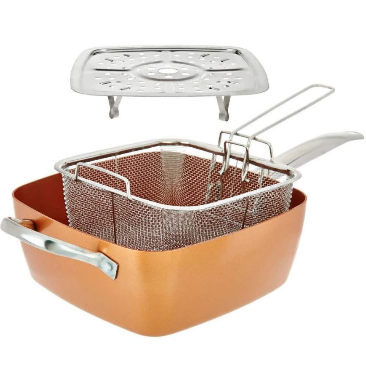 Nuovva koperen frituurpan, met diepe zijkanten & deksel Nuovva Koperen Frituurpan, Met Diepe Zijkanten & Deksel -Keuken Pot 1200x1200 1777