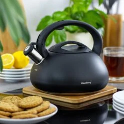 Fluitketel Waterkoker Mat Zwart 2.7 L ‘’Black Amethyst‘’ RVS – Inductie - Vatwasser 6 Fluitketel Waterkoker Mat Zwart 2.7 L ‘’Black Amethyst‘’ RVS – Inductie - Vatwasser -Keuken Pot 1200x1200 1816