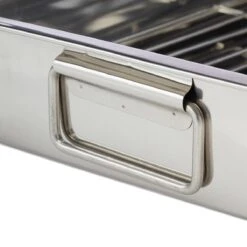 Relaxdays Braadslede Met Rooster - Edelstaal - Ovenschaal - Braadpan - Braadslee - Zilver - L -Keuken Pot 1200x1200 1824