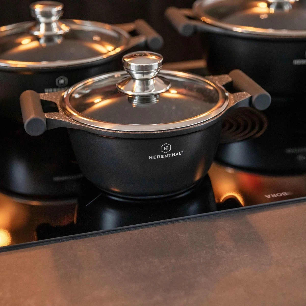 Herenthal Inductie Pannenset - Luxe 10-delige Koekenpanset - Voor alle Warmtebronnen - Met Glazen Deksels en Koudgrepen - Zwart Herenthal Inductie Pannenset - Luxe 10-delige Koekenpanset - Voor Alle Warmtebronnen - Met Glazen Deksels En Koudgrepen - Zwart -Keuken Pot 1200x1200 204