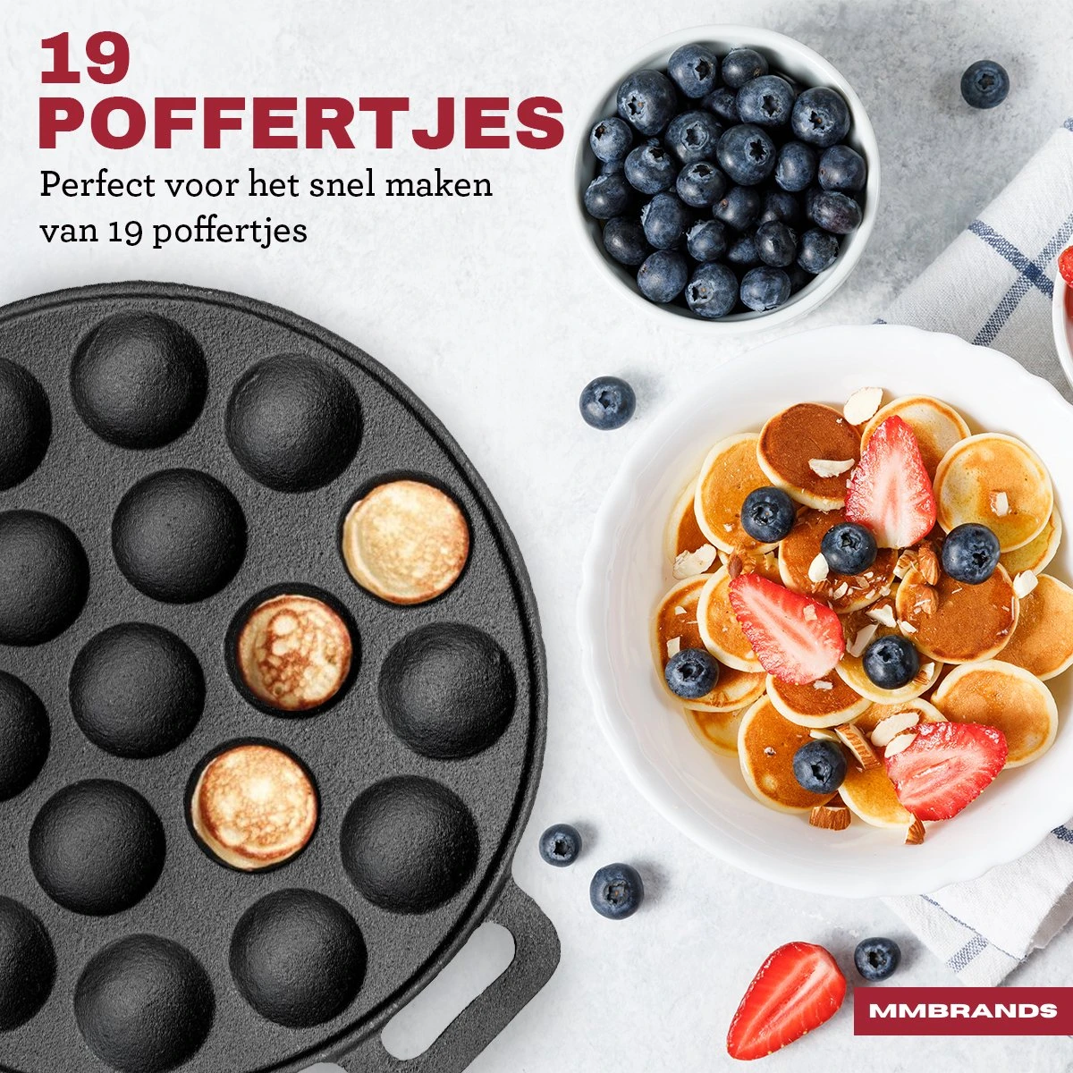 MM Brands Poffertjespan - Poffertjesmaker - Inductie / Oven / BBQ - Inclusief Handvat, Borstel en Vorken MM Brands Poffertjespan - Poffertjesmaker - Inductie / Oven / BBQ - Inclusief Handvat, Borstel En Vorken -Keuken Pot 1200x1200 215