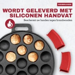 MM Brands Poffertjespan - Poffertjesmaker - Inductie / Oven / BBQ - Inclusief Handvat, Borstel En Vorken 7 MM Brands Poffertjespan - Poffertjesmaker - Inductie / Oven / BBQ - Inclusief Handvat, Borstel En Vorken -Keuken Pot 1200x1200 217