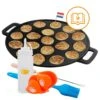 CuisiNoon® Poffertjespan Premium - Complete Poffertjesmaker Set - Inclusief Bakboek 2 CuisiNoon® Poffertjespan Premium - Complete Poffertjesmaker Set - Inclusief Bakboek -Keuken Pot 1200x1200 227