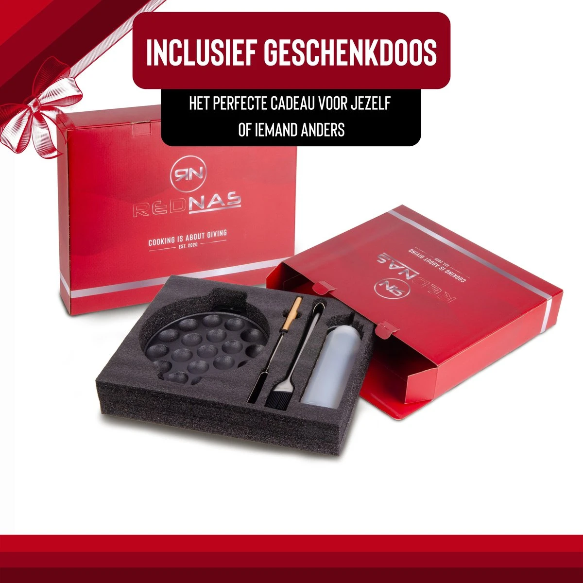 Rednas Poffertjespan pakket - incl. luxe giftbox - incl.Bakkwast/Vork/Doseerfles - RVS/Gietijzer Rednas Poffertjespan Pakket - Incl. Luxe Giftbox - Incl.Bakkwast/Vork/Doseerfles - RVS/Gietijzer -Keuken Pot 1200x1200 242