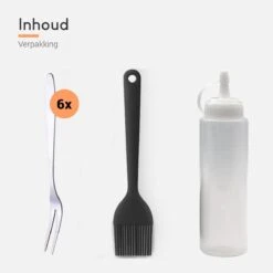 Ocina Poffertjespan Accessoires Set - Doseerfles - Poffertjes Spuitfles - 6x Poffertjes Vork - Kwast - Siliconen Kwast - Bakkwast - Gratis Poffertjes E-Book 7 Ocina Poffertjespan Accessoires Set - Doseerfles - Poffertjes Spuitfles - 6x Poffertjes Vork - Kwast - Siliconen Kwast - Bakkwast - Gratis Poffertjes E-Book -Keuken Pot 1200x1200 262