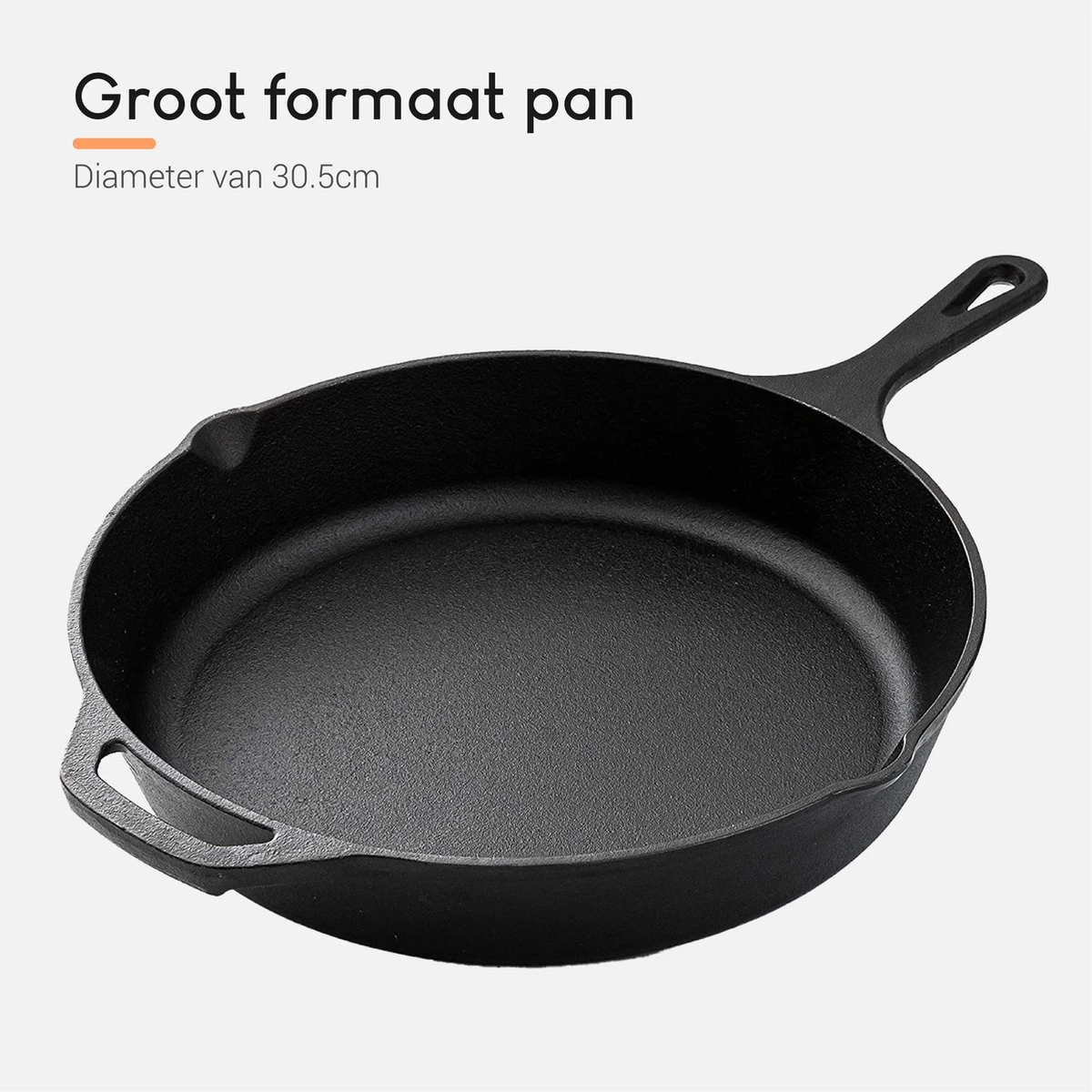 Ocina Gietijzeren pan – ø30,5cm - Skillet - Koekenpan – Hapjespan – Koekenpan inductie – Koekenpannenset - Gietijzeren pan bbq - Gietijzer Ocina Gietijzeren Pan – ø30,5cm - Skillet - Koekenpan – Hapjespan – Koekenpan Inductie – Koekenpannenset - Gietijzeren Pan Bbq - Gietijzer -Keuken Pot 1200x1200 289
