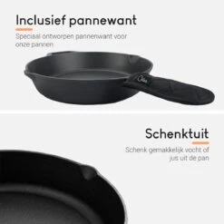 Ocina Gietijzeren Pan – ø30,5cm - Skillet - Koekenpan – Hapjespan – Koekenpan Inductie – Koekenpannenset - Gietijzeren Pan Bbq - Gietijzer 5 Ocina Gietijzeren Pan – ø30,5cm - Skillet - Koekenpan – Hapjespan – Koekenpan Inductie – Koekenpannenset - Gietijzeren Pan Bbq - Gietijzer -Keuken Pot 1200x1200 291