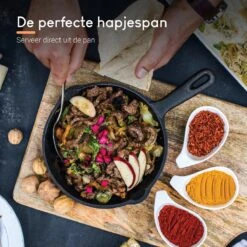Ocina Gietijzeren Pan – ø30,5cm - Skillet - Koekenpan – Hapjespan – Koekenpan Inductie – Koekenpannenset - Gietijzeren Pan Bbq - Gietijzer 9 Ocina Gietijzeren Pan – ø30,5cm - Skillet - Koekenpan – Hapjespan – Koekenpan Inductie – Koekenpannenset - Gietijzeren Pan Bbq - Gietijzer -Keuken Pot 1200x1200 295