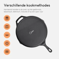 Ocina Gietijzeren Pan – ø30,5cm - Skillet - Koekenpan – Hapjespan – Koekenpan Inductie – Koekenpannenset - Gietijzeren Pan Bbq - Gietijzer 10 Ocina Gietijzeren Pan – ø30,5cm - Skillet - Koekenpan – Hapjespan – Koekenpan Inductie – Koekenpannenset - Gietijzeren Pan Bbq - Gietijzer -Keuken Pot 1200x1200 296