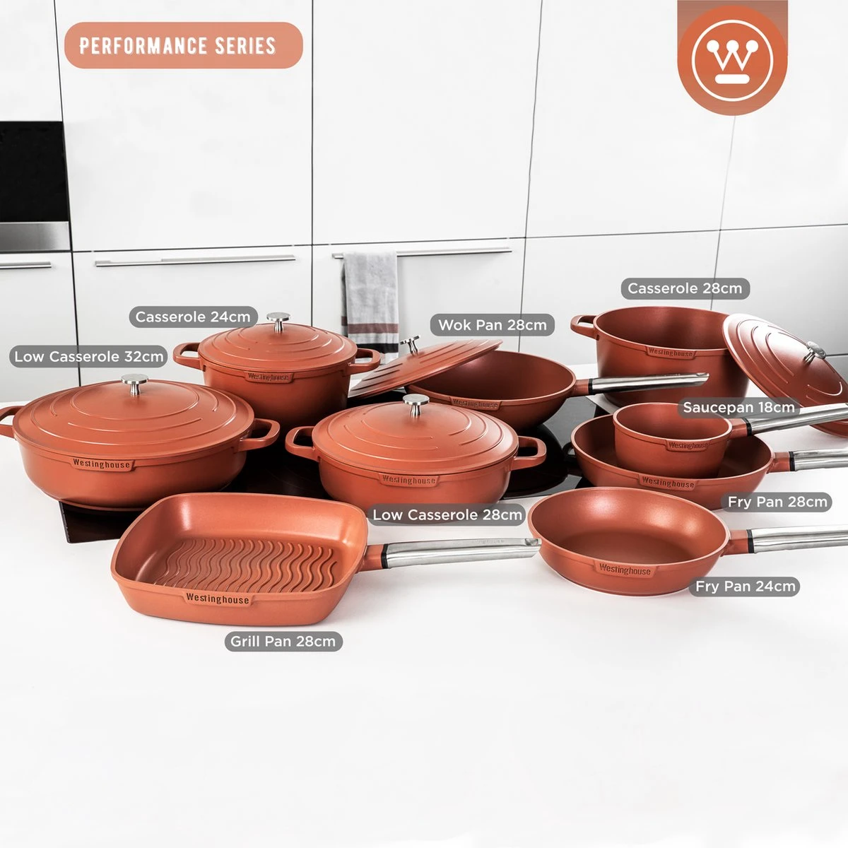Westinghouse Performance Series - Koekenpan Inductie 28cm - Oven Geschikt - Rood - Geschikt voor alle warmtebronnen Westinghouse Performance Series - Koekenpan Inductie 28cm - Oven Geschikt - Rood - Geschikt Voor Alle Warmtebronnen -Keuken Pot 1200x1200 314