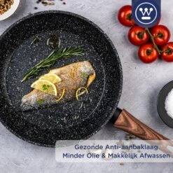 Westinghouse Koekenpan Inductie - Ø 30 Cm - Zwart Marmer - Speciale Editie -Keuken Pot 1200x1200 343