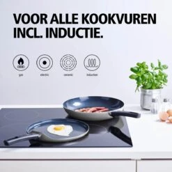 BRABANTIA INDU+ Pannenkoekenpan - Keramische Antiaanbaklaag - Ø 24 Cm - Inductie - Pfas Vrij 6 BRABANTIA INDU+ Pannenkoekenpan - Keramische Antiaanbaklaag - Ø 24 Cm - Inductie - Pfas Vrij -Keuken Pot 1200x1200 348