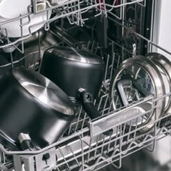 BK Flow Cool Black Glas Kookpannenset - 4-delig - Zwart - Glazen Deksel - Veilig Afgietsysteem - Inductie -Keuken Pot 1200x1200 50