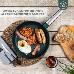 Westinghouse Pannenset - Performance Series Koekenpan 24cm + Koekenpan 28cm - Groen - Koekenpannenset 2-delig - Geschikt Voor Alle Warmtebronnen Inclusief Inductie 5 Westinghouse Pannenset - Performance Series Koekenpan 24cm + Koekenpan 28cm - Groen - Koekenpannenset 2-delig - Geschikt Voor Alle Warmtebronnen Inclusief Inductie -Keuken Pot 1200x1200 502