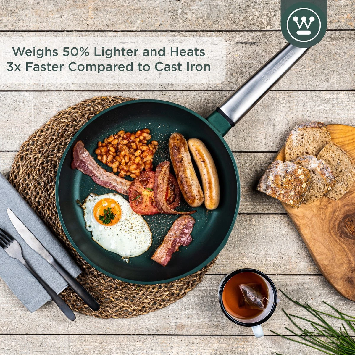 Westinghouse Pannenset - Performance Series koekenpan 24cm + koekenpan 28cm - Groen - Koekenpannenset 2-delig - Geschikt voor alle warmtebronnen inclusief inductie Westinghouse Pannenset - Performance Series Koekenpan 24cm + Koekenpan 28cm - Groen - Koekenpannenset 2-delig - Geschikt Voor Alle Warmtebronnen Inclusief Inductie -Keuken Pot 1200x1200 502