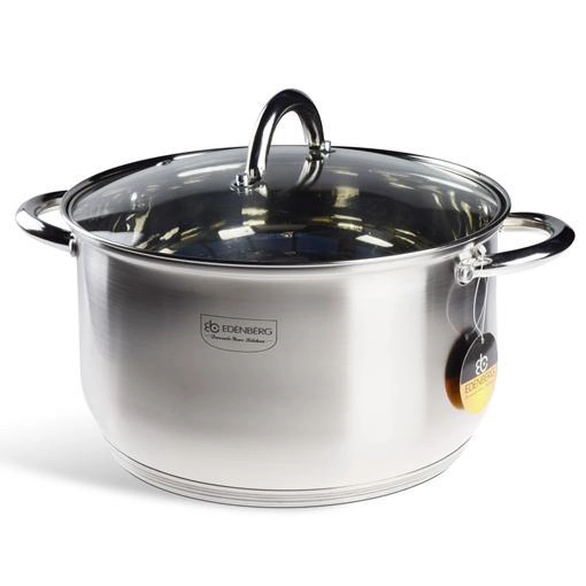 Edënbërg Classic Line - RVS Luxe Pannenset 12 delig - Voorzien Van 5-Laags Bodem! Edënbërg Classic Line - RVS Luxe Pannenset 12 Delig - Voorzien Van 5-Laags Bodem! -Keuken Pot 1200x1200 52