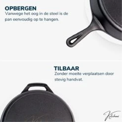 Gietijzeren Pan - Skillet - Koekenpan - BBQ - Koekenpan Inductie - ø32cm - 3.1 KG - Geschikt Voor Alle Warmtebronnen - Inclusief Gratis E-Book 8 Gietijzeren Pan - Skillet - Koekenpan - BBQ - Koekenpan Inductie - ø32cm - 3.1 KG - Geschikt Voor Alle Warmtebronnen - Inclusief Gratis E-Book -Keuken Pot 1200x1200 599