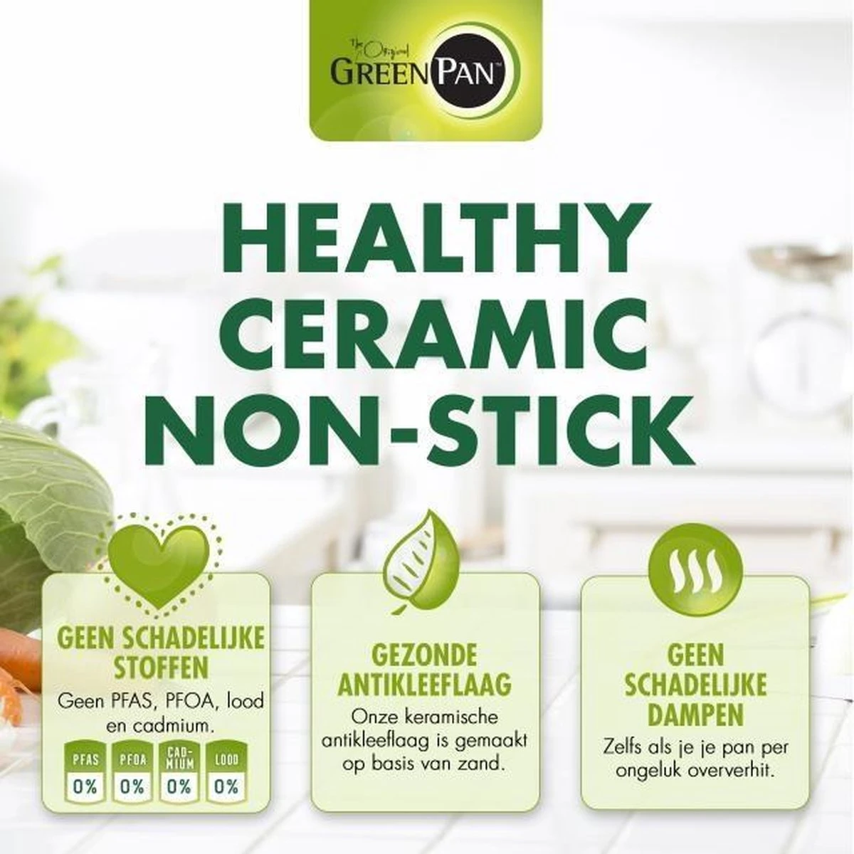 GreenPan Cambridge koekenpannenset Ø 24cm + Ø 28cm - zwart - inductie - PFAS-vrij GreenPan Cambridge Koekenpannenset Ø 24cm + Ø 28cm - Zwart - Inductie - PFAS-vrij -Keuken Pot 1200x1200 624
