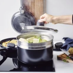 GreenPan Memphis Pannenset - 20-delig - Zwart - Inductie - PFAS-vrij 7 GreenPan Memphis Pannenset - 20-delig - Zwart - Inductie - PFAS-vrij -Keuken Pot 1200x1200 63