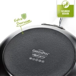 GreenPan Brussels Koekenpan 20cm - Zwart - Inductie - PFAS-vrij 4 GreenPan Brussels Koekenpan 20cm - Zwart - Inductie - PFAS-vrij -Keuken Pot 1200x1200 671