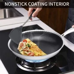 Honingraat Heavy Duty Anti-aanbak Koekenpan - Steelpan - Wok - Met Deksel 30 Cm - Gas - Elektrisch - Inductie - Oven 7 Honingraat Heavy Duty Anti-aanbak Koekenpan - Steelpan - Wok - Met Deksel 30 Cm - Gas - Elektrisch - Inductie - Oven -Keuken Pot 1200x1200 703