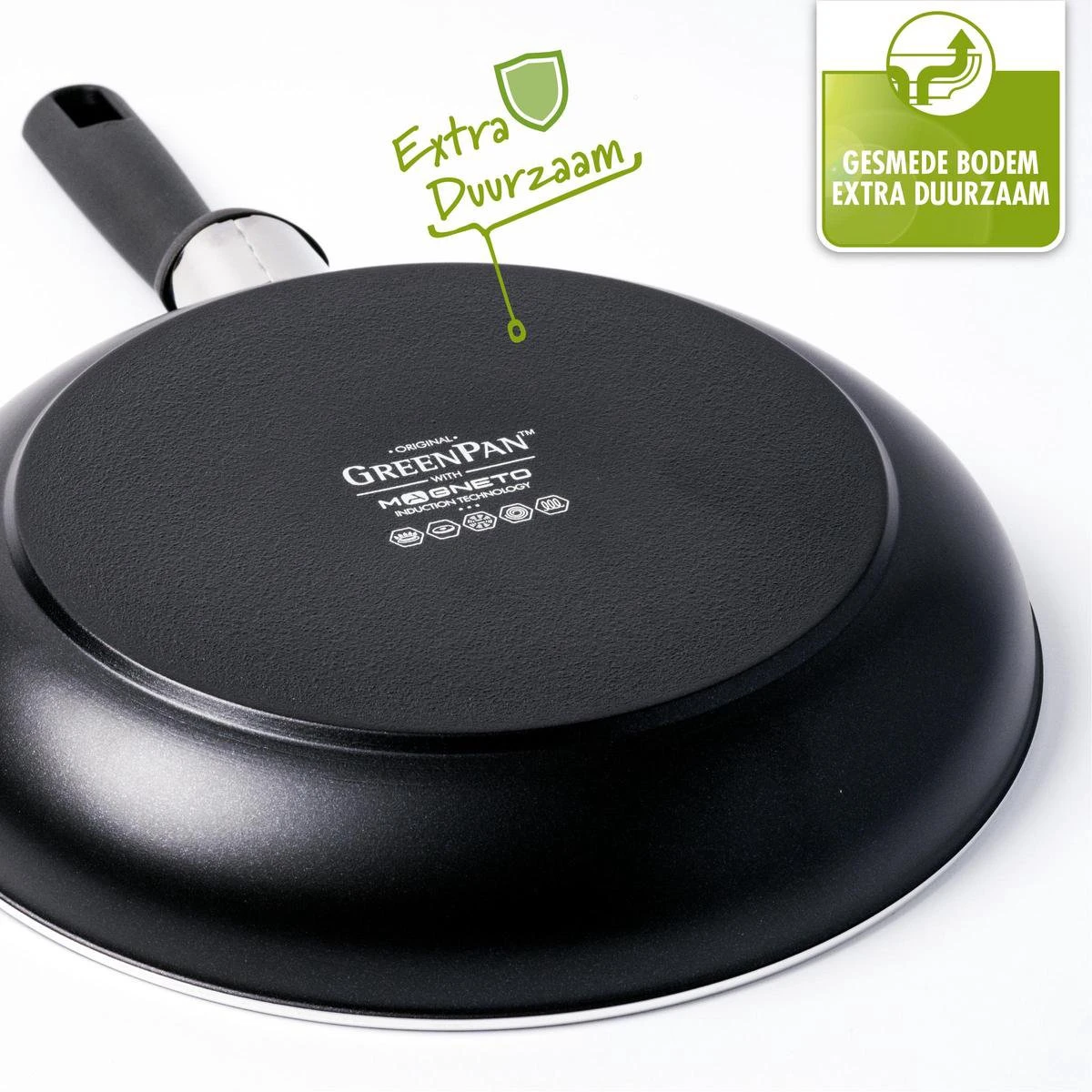 GreenPan Memphis koekenpan 20cm - zwart - inductie - PFAS-vrij GreenPan Memphis Koekenpan 20cm - Zwart - Inductie - PFAS-vrij -Keuken Pot 1200x1200 723