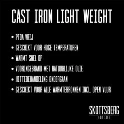Skottsberg Koekenpan Cast Iron 28 Cm Gietijzer -Keuken Pot 1200x1200 785