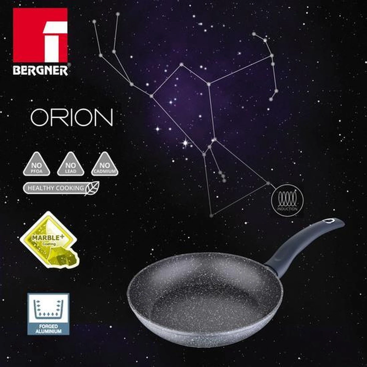 Bergner Koekenpan - Orion - 26 cm Bergner Koekenpan - Orion - 26 Cm -Keuken Pot 1200x1200 829