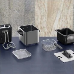 Frituurmachine Cecotec Cleanfry 1,5 L 1000W Roestvrij Staal -Keuken Pot 1200x1200 859