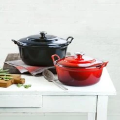 Le Creuset Braadpan Faitout Tradition Kersenrood - ø 24 Cm / 3 Liter 4 Le Creuset Braadpan Faitout Tradition Kersenrood - ø 24 Cm / 3 Liter -Keuken Pot 1200x1200 862