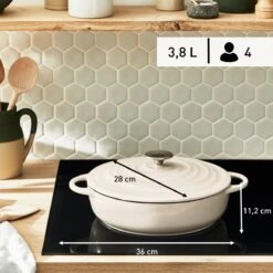 Tefal LOV Lage Braadpan - 3.8L - Ø28 Cm - Beige 10 Tefal LOV Lage Braadpan - 3.8L - Ø28 Cm - Beige -Keuken Pot 1200x1200 878