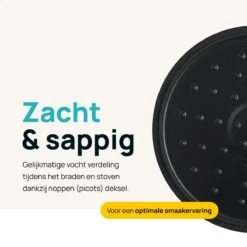MOA Gietijzeren Braadpan - Inhoud 4,75 Liter - 26CM - Rond - Alle Warmtebronnen - Ook Voor Inductie - Gewicht 5,8 Kg - Bordeaux Rood - MC26BR 6 MOA Gietijzeren Braadpan - Inhoud 4,75 Liter - 26CM - Rond - Alle Warmtebronnen - Ook Voor Inductie - Gewicht 5,8 Kg - Bordeaux Rood - MC26BR -Keuken Pot 1200x1200 891