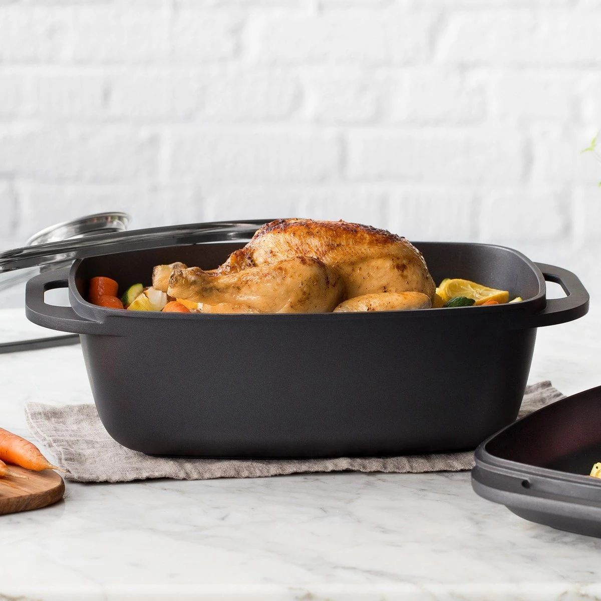 Gegoten aluminium Braadpan - 7 l Gegoten Aluminium Braadpan - 7 L -Keuken Pot 1200x1200 908