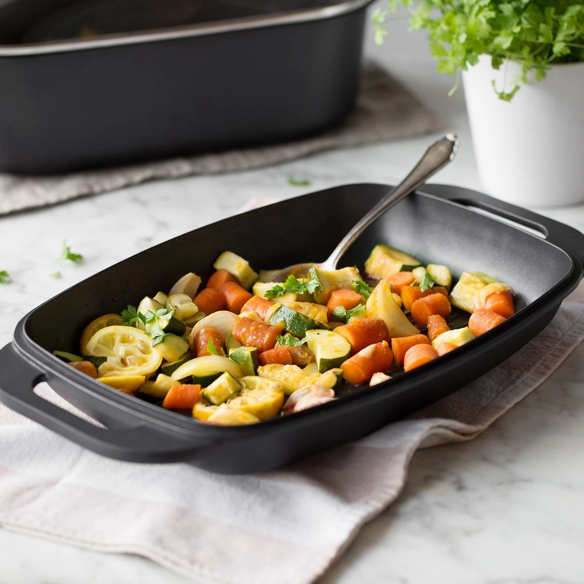 Gegoten aluminium Braadpan - 7 l Gegoten Aluminium Braadpan - 7 L -Keuken Pot 1200x1200 909