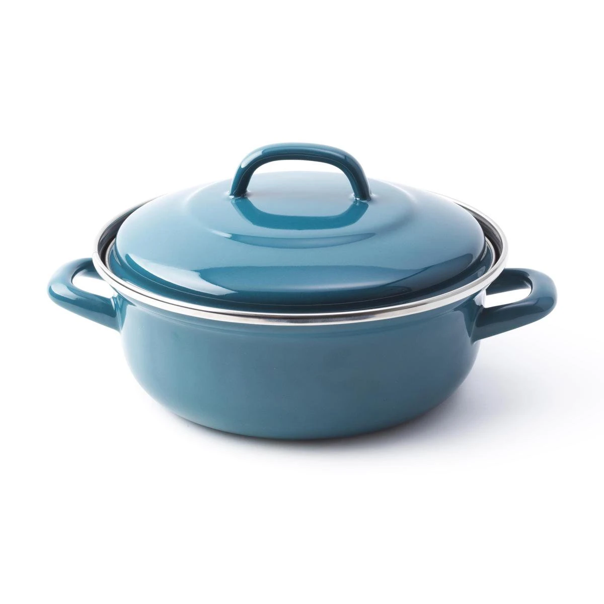 BK Fortalit braadpan Ø 24 cm - blauw - emaille - inductie BK Fortalit Braadpan Ø 24 Cm - Blauw - Emaille - Inductie -Keuken Pot 1200x1200 928