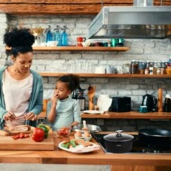 BIKO - Smile Pannen 8 Delige Pannenset - Braadpan - Zwart -Keuken Pot 1200x1200 93