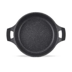 Royalty Line - Marble Soep/braadpan - Met Glazen Deksel Zwart - 24 CM. RL-BS24ML -Keuken Pot 1200x1200 931