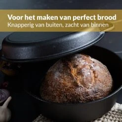Chefarone Gietijzeren Pan - 2-in-1 Braadpan Inclusief Deksel - Geschikt Voor Alle Warmtebronnen -Keuken Pot 1200x1200 937